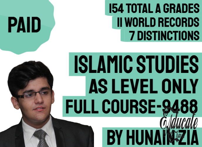 AS LEVEL FULL SCALE ISLANIC STUDIES