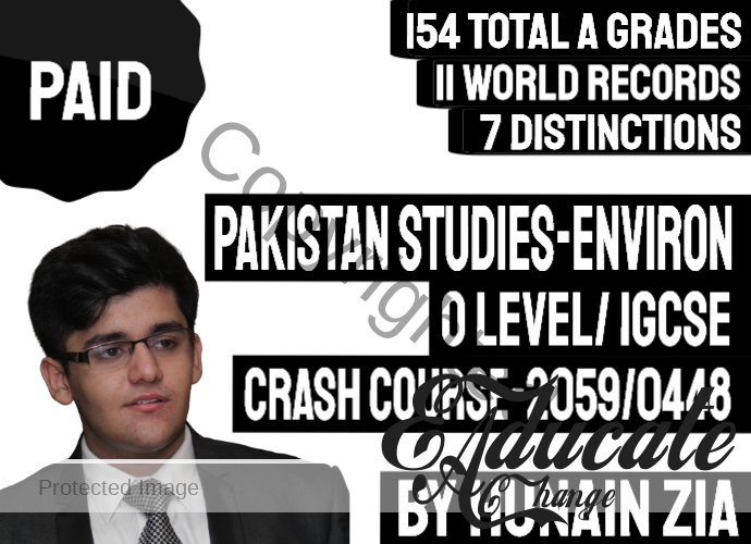 Pakistan Studies 2059 O Level and IGCSE Pakistan studies 0448 The Environment of Pakistan