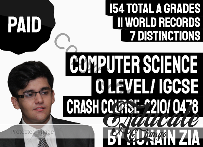 O Level Computer Science 2210 Crash Course and iGCSE Computer Science 0478 Crash Course
