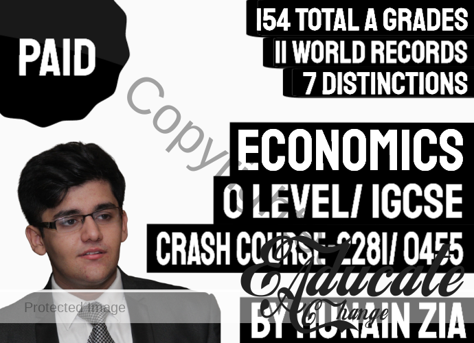 O Level Economics 2281 And IGCSE Economics 0455 Crash Course