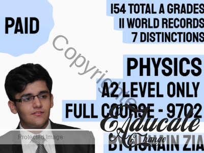 Physics (9702) – A2 Level ONLY Not AS – Full-Scale Course