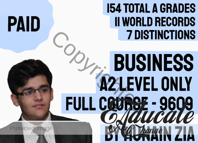 A2 Level Business (A Level Business) Full Scale Course 9609