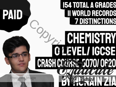 Chemistry (0570) OR Chemistry (0620) OR Chemistry (0971) – O Level OR IGCSE – Crash Course