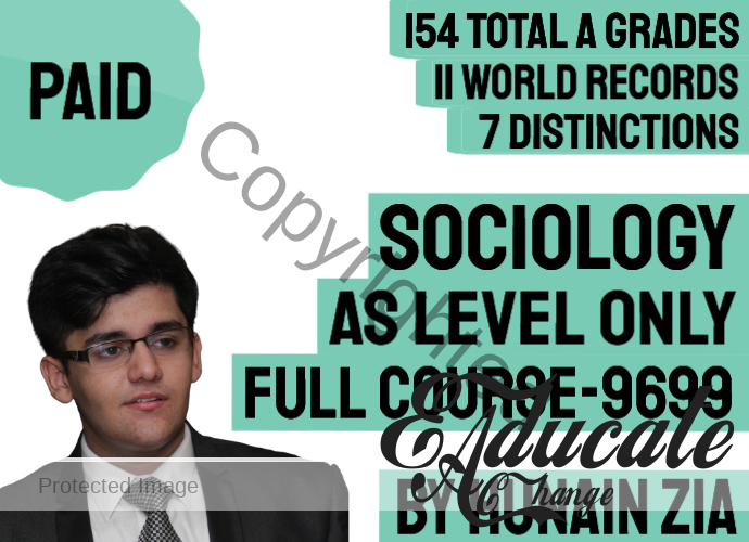 AS Level Sociology 9699 Full Scale Course