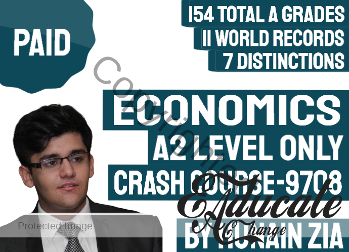 A Level Economics 9708 (A2 Level Economics 9708) Crash Course