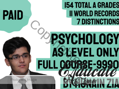 Psychology AS Level 9990 Full Scale Course