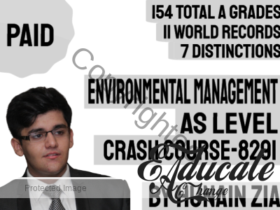Environmental Management (8291) AS Level Crash Course