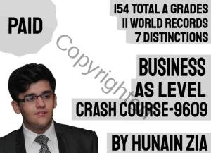 Business (9609) AS Level Crash Course