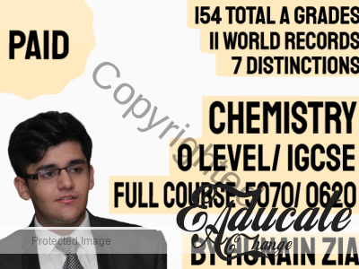 Chemistry (0570) OR Chemistry (0620) OR Chemistry (0971) – O Level OR IGCSE – Full-Scale Course