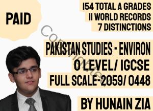 O Level Pakistan Studies 2059 and IGCSE Pakistan Studies 0448 The Environment of Pakistan Full Scale Course