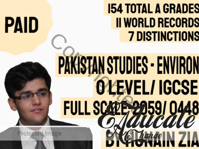 Pakistan Studies (2059/02) OR Pakistan Studies (0448/02) – The Environment of Pakistan – O Level and IGCSE – Full-Scale Course