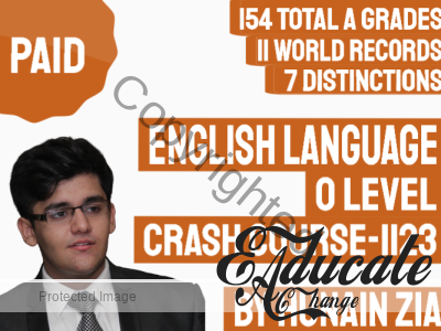 English Language (1123) | O Level | Crash Course