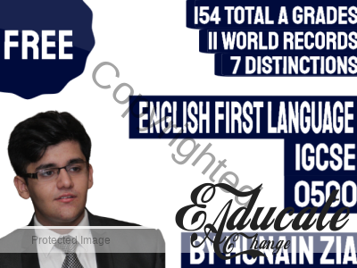 IGCSE English First Language (0500) Free Course