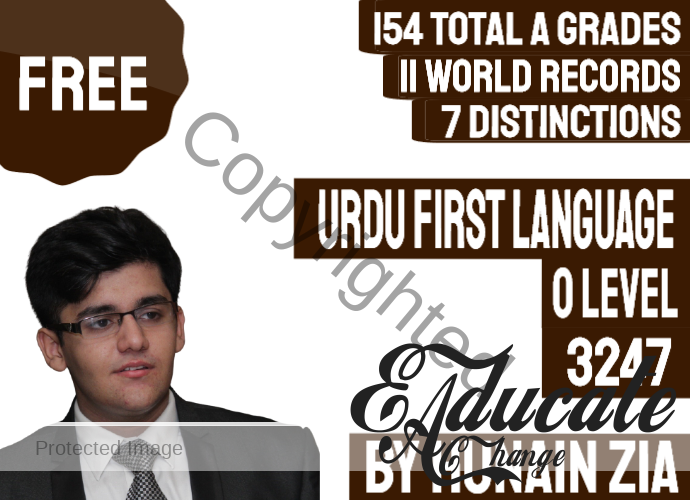 O Level Urdu – First Language (3247) Free Course