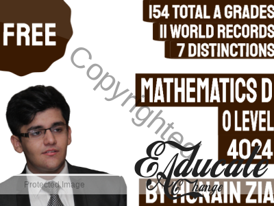 Mathematics (Syllabus D) (4024) | Ordinary Level (O Level) | Free Course