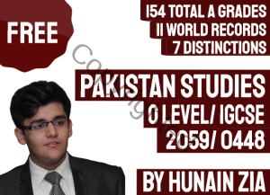 O Level Pakistan Studies 2059 / IGCSE Pakistan Studies 0448