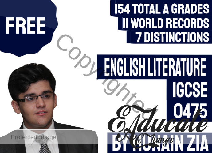 IGCSE English -Literature In English (0475) Free Course