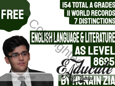 English – Language And Literature (8695) | AS Level | Free Course