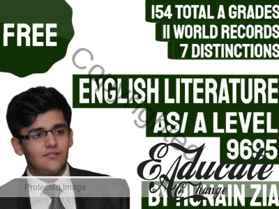 English Literature (9695) | AS & A Level | Free Course