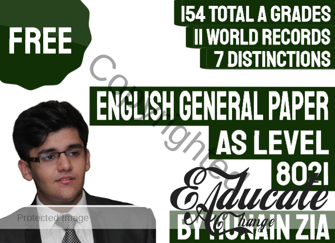 AS Level English General Paper (8021) Free Course