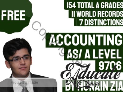 Accounting (9706) | AS & A Level | Free Course
