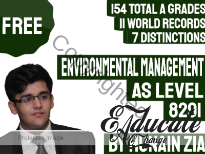 AS Level Environmental Management (8291) Free Course