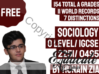 Sociology (2251/ 0495) | Ordinary Level (O Level) & IGCSE | Free Course