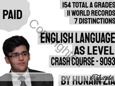 English Language (9093) | AS Level | Crash Course