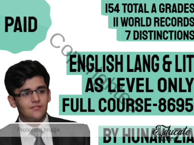 English – Language and Literature (8695) | AS LEVEL | Full Scale Course