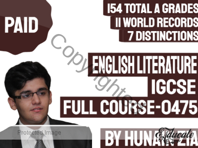 English – Literature In English (0475) | IGCSE | Full Scale Course