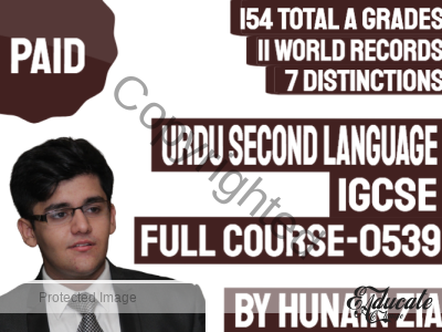 Urdu As A Second Language (0539) | IGCSE | Full Scale Course