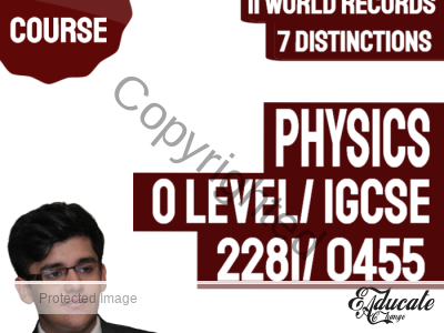 Physics (5054/ 0625)  | Ordinary Level (O Level) & IGCSE | Free Course