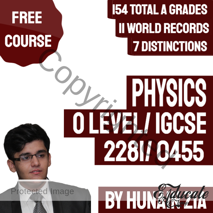 O Level IGCSE Physics Free Course