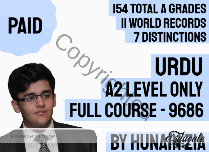 A Level Urdu Full Scale