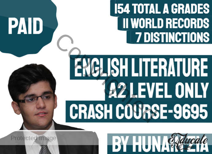 A2 Level crash course english literature