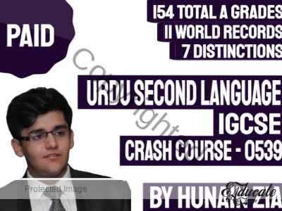 Urdu As A Second Language (0539) | IGCSE | Crash Course