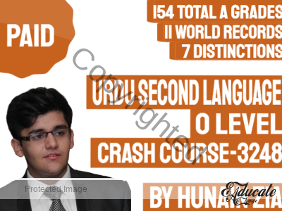 Urdu – Second Language 3248 | O Level | Crash Course