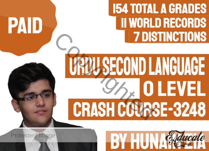 O Level Urdu Crash COurse