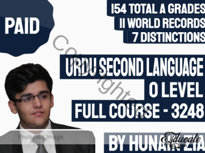 Urdu Second Language (3248) | O Level | Full-Scale Course