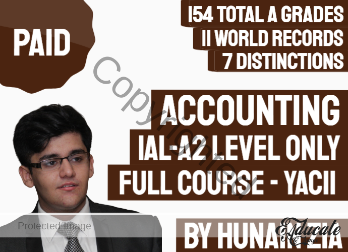 IAL Design A2 Level Accounting