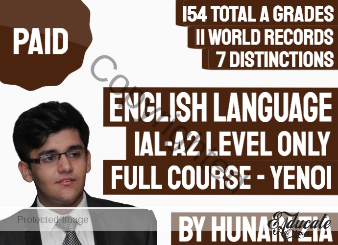 IAL Design A2 Level English Language