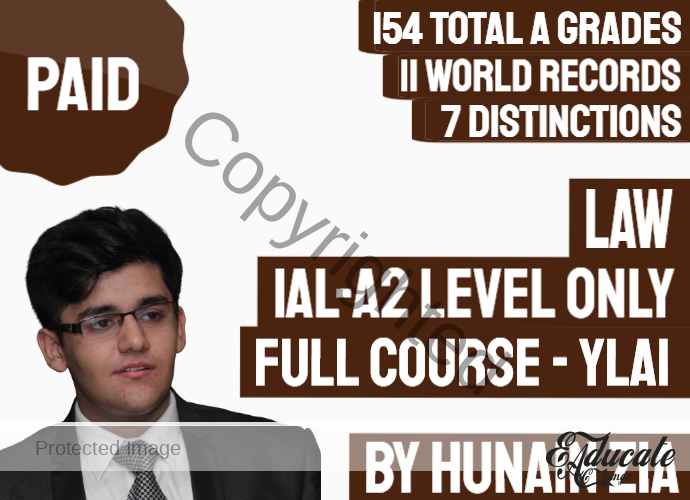 IAL Design A2 Level Law