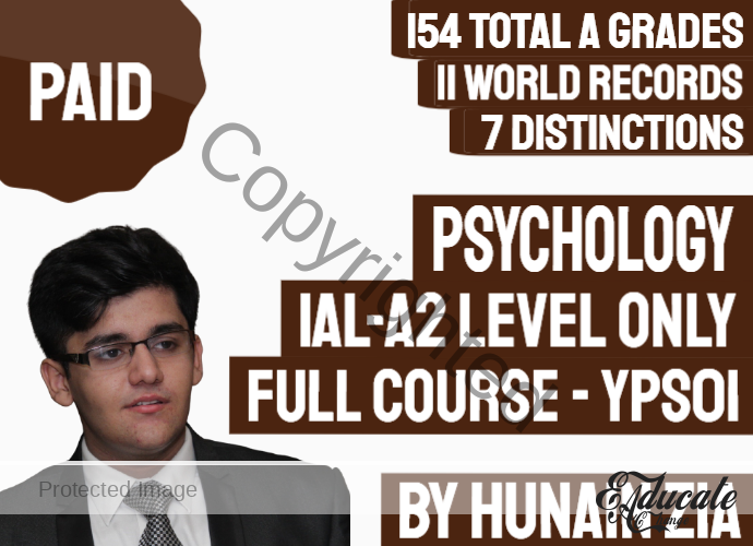 IAL Design A2 Level Psychology